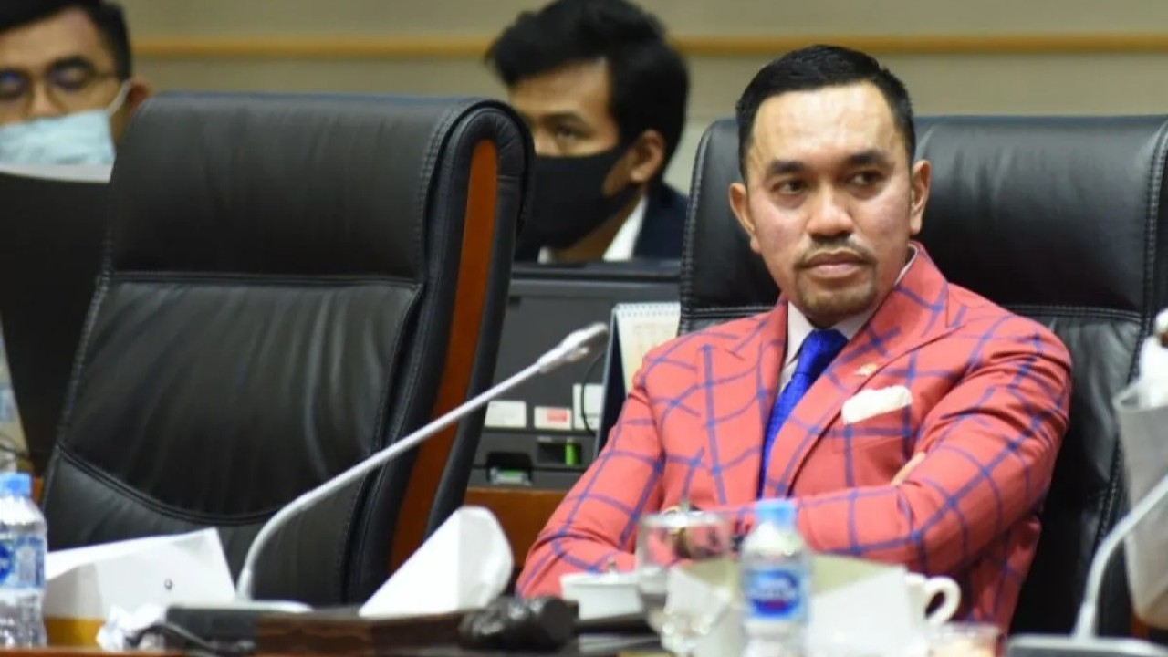 Bendum Partai NasDem Ahmad Sahroni. (Antara)