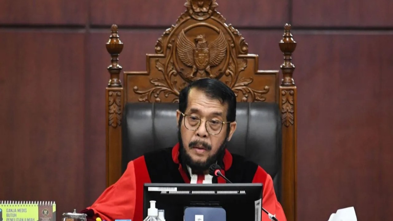 Mantan Ketua Mahkamah Konstitusi (MK) Anwar Usman. (Antara)