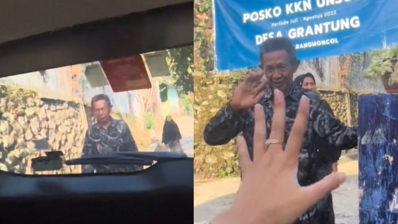 Ayah Kejar Anaknya yang Akan Pergi Merantau (TikTok @berlian_yuan)
