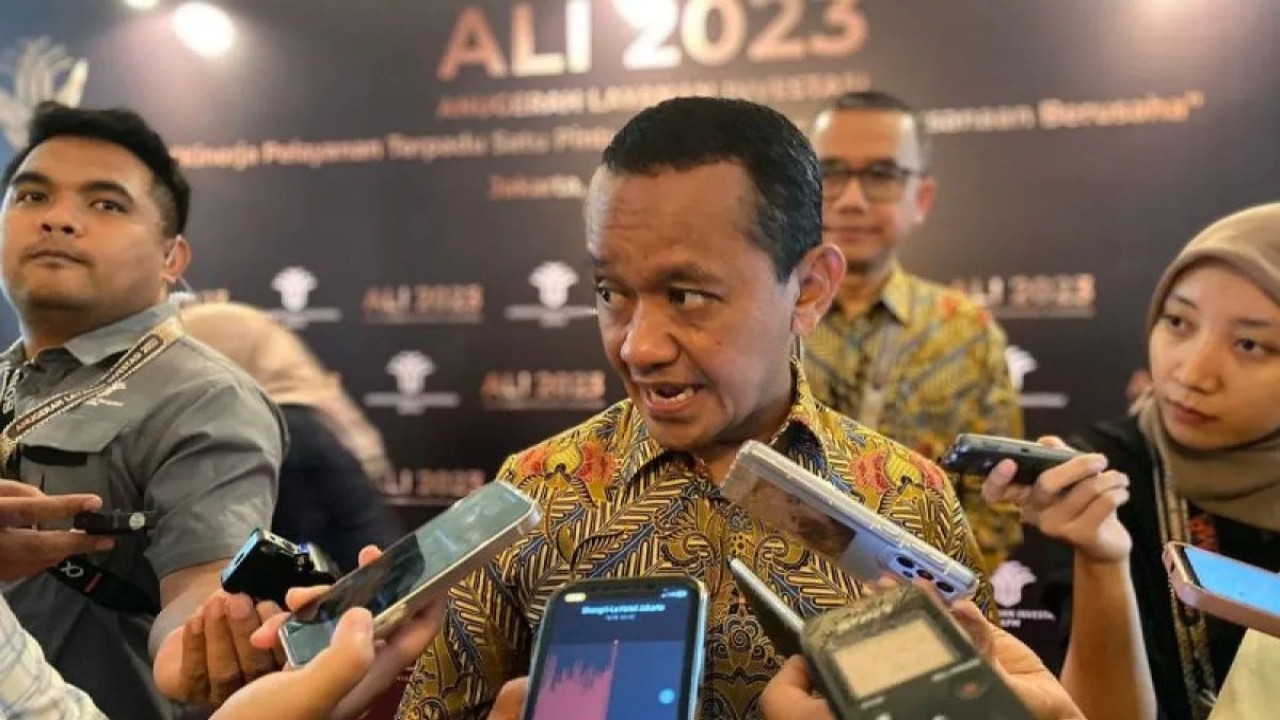 Menteri Investasi Bahlil Lahadalia. (Antara)