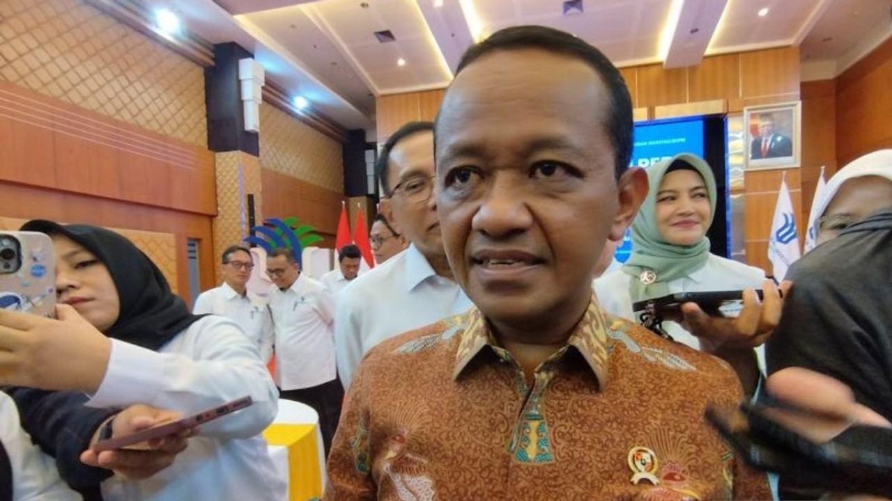 Menteri BKPM Bahlil Lahadalia/ist