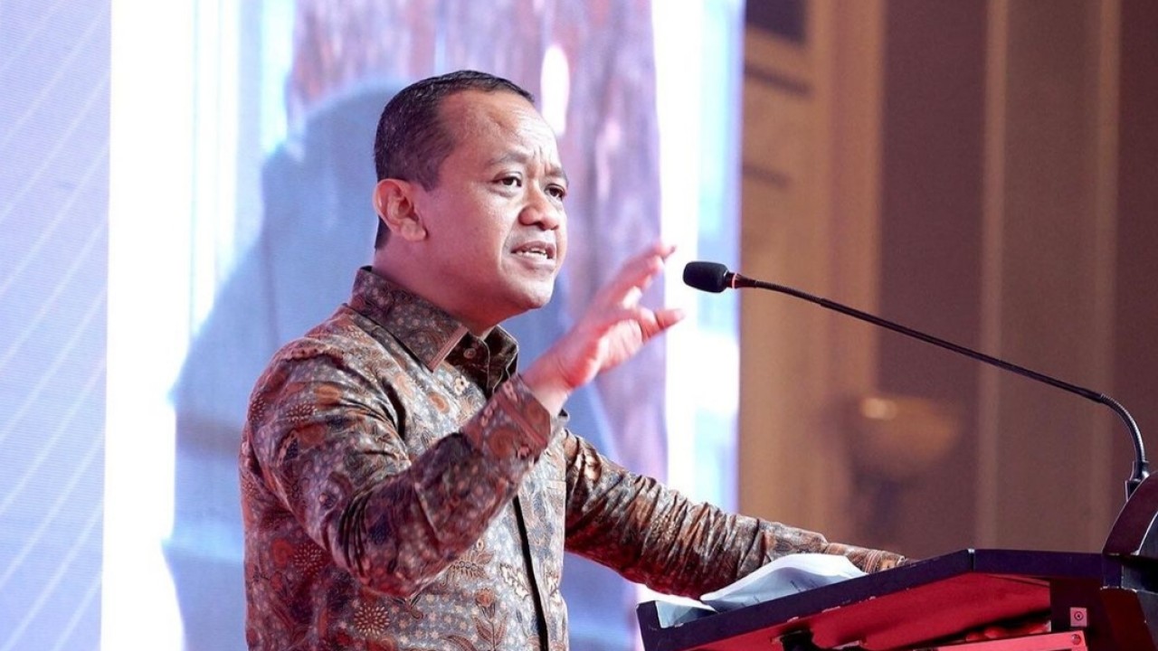 Menteri Investasi Bahlil Lahadalia/Instagram