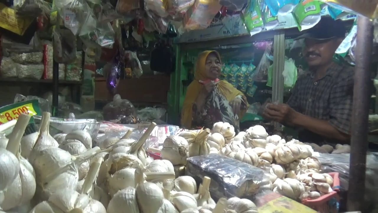 Harga bawang putih meroket Rp50.000 per kg jelang Lebaran 2024/ist