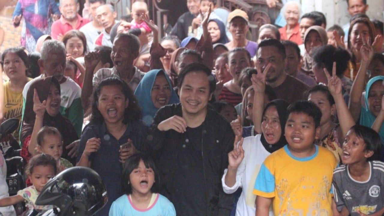 Calon Walikota Bogor periode 2024-2029, Aji Jaya Bintara bersama warga