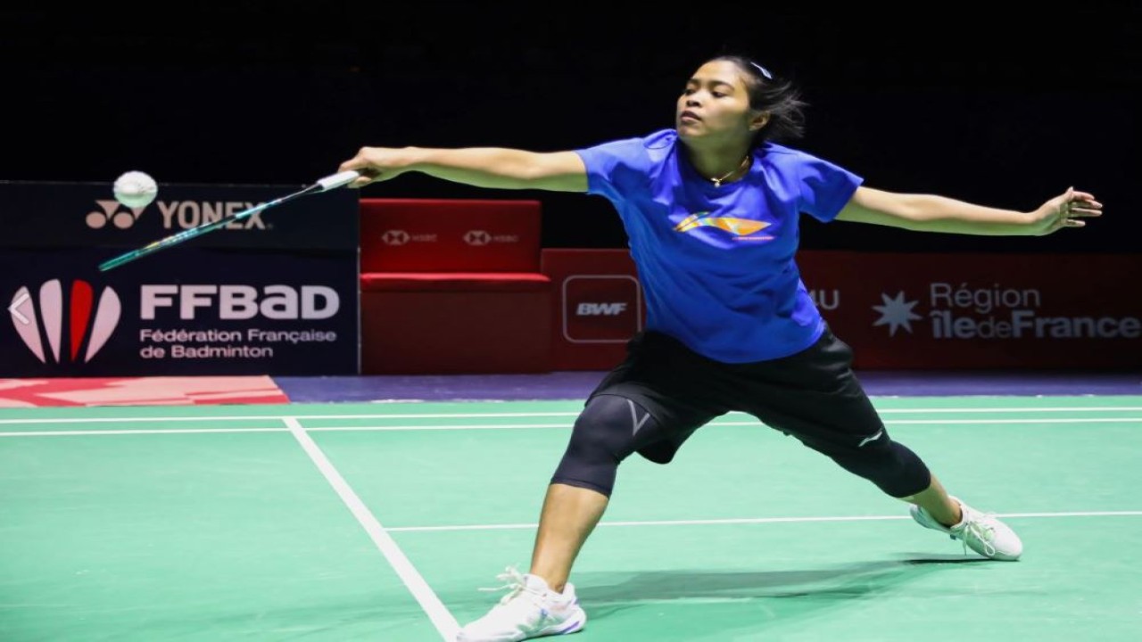 Pebulu tangkis tunggal putri Indonesia Gregoria Mariska Tunjung mengaku sudah siap untuk bertanding di French Open 2024. (Foto: Humas PBSI)