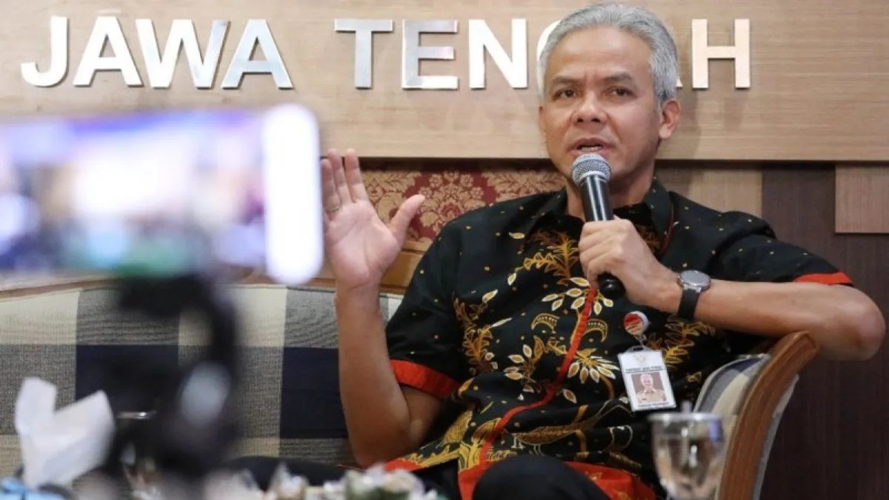 Ganjar Pranowo semasa menjabat Gubernur Jawa Tengah. (Antara)