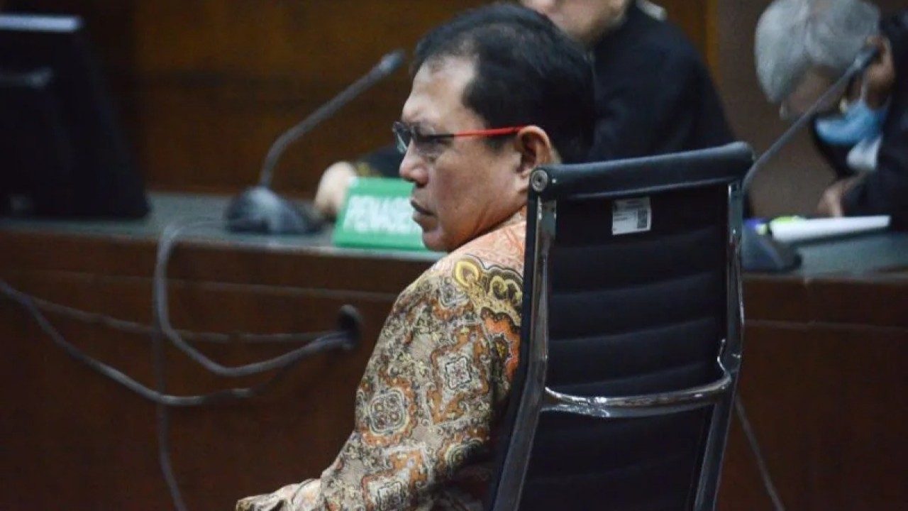 Sekretaris nonaktif Mahkamah Agung (MA) Hasbi Hasan. (Antara)