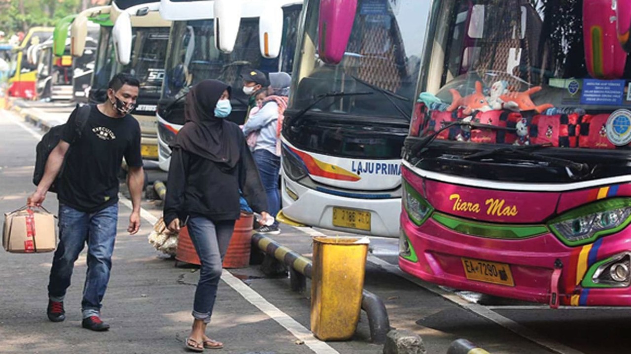 Masyarakat antusias mengikuti program mudik gratis/ist