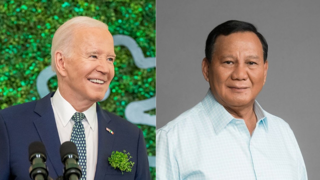 Joe Biden dan Prabowo (kolase foto)
