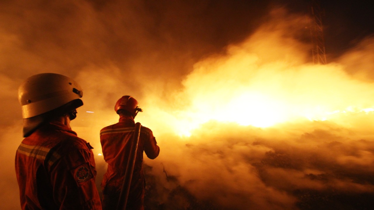 Ilustrasi kebakaran. (Antara)