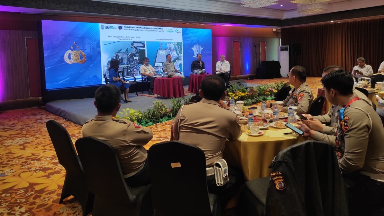 Rapat koordinasi (rakor) lintas sektor yang digelar Korlantas Polri bersama pihak terkait lainnya.