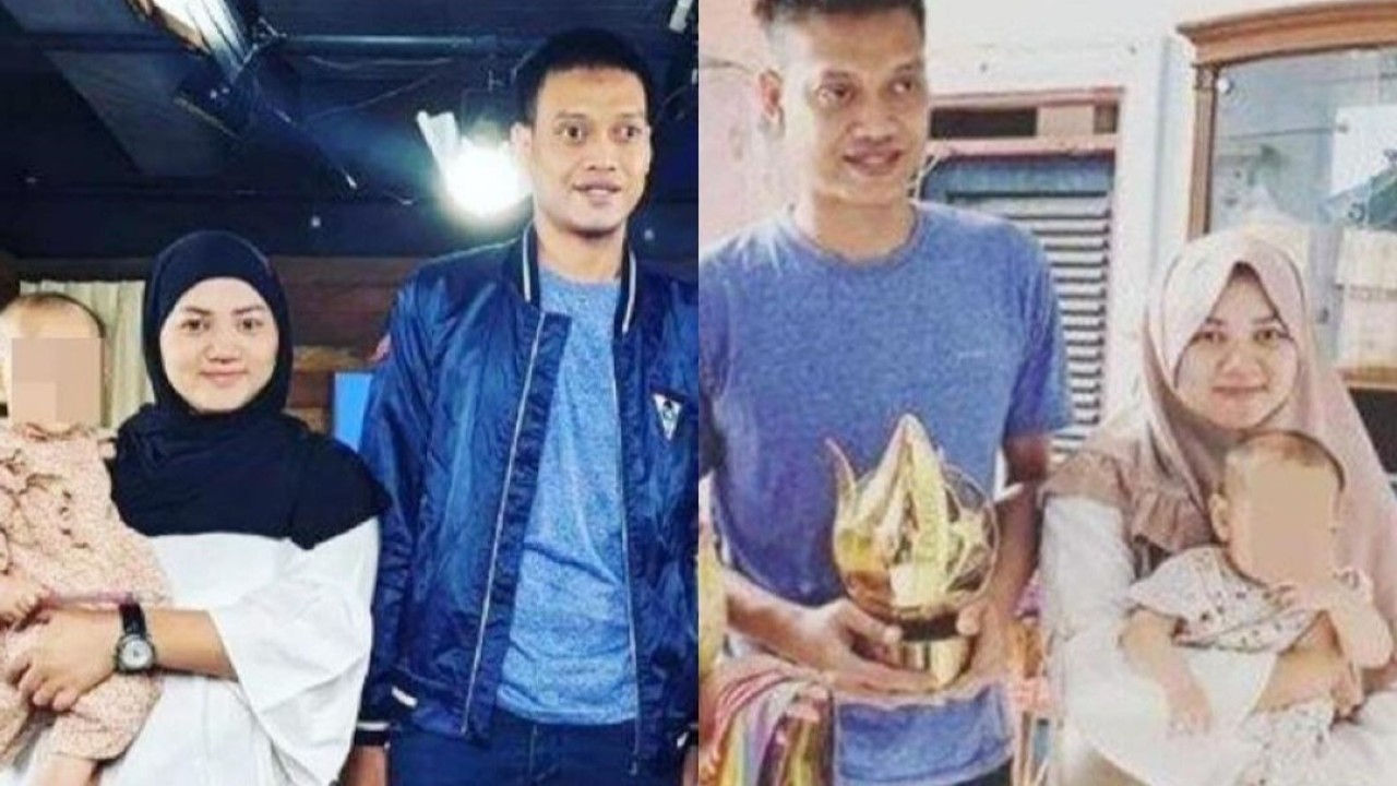 Kurnia Meiga bersama Azhiera Adzka Fathir