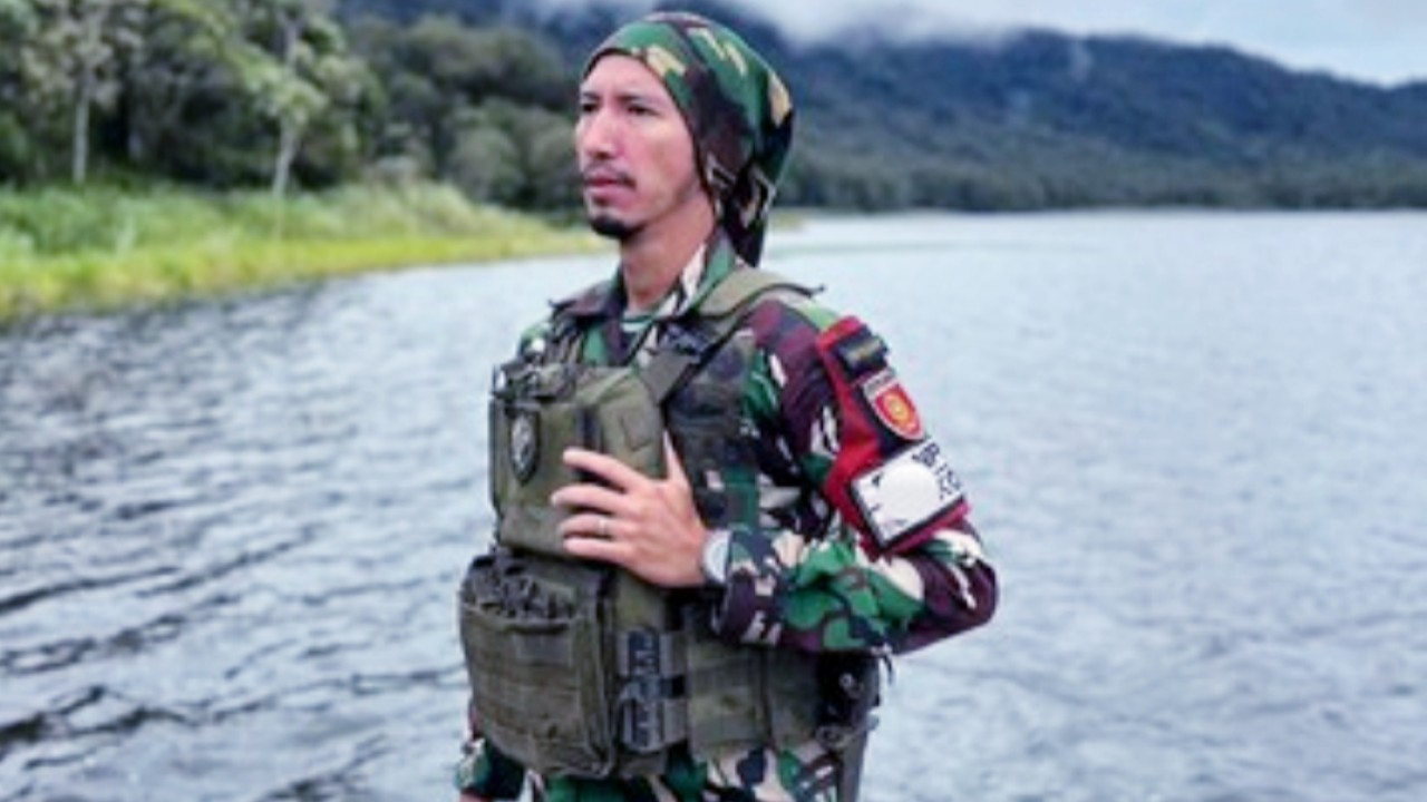 Lettu Fardana saat bertugas/Instagram