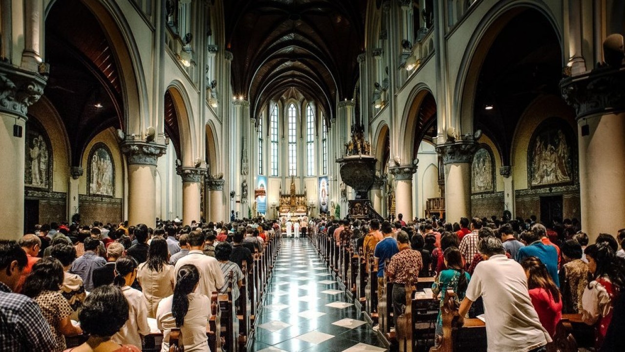Ibadah Jumat Agung di Gereja Katedral Jakarta/ist