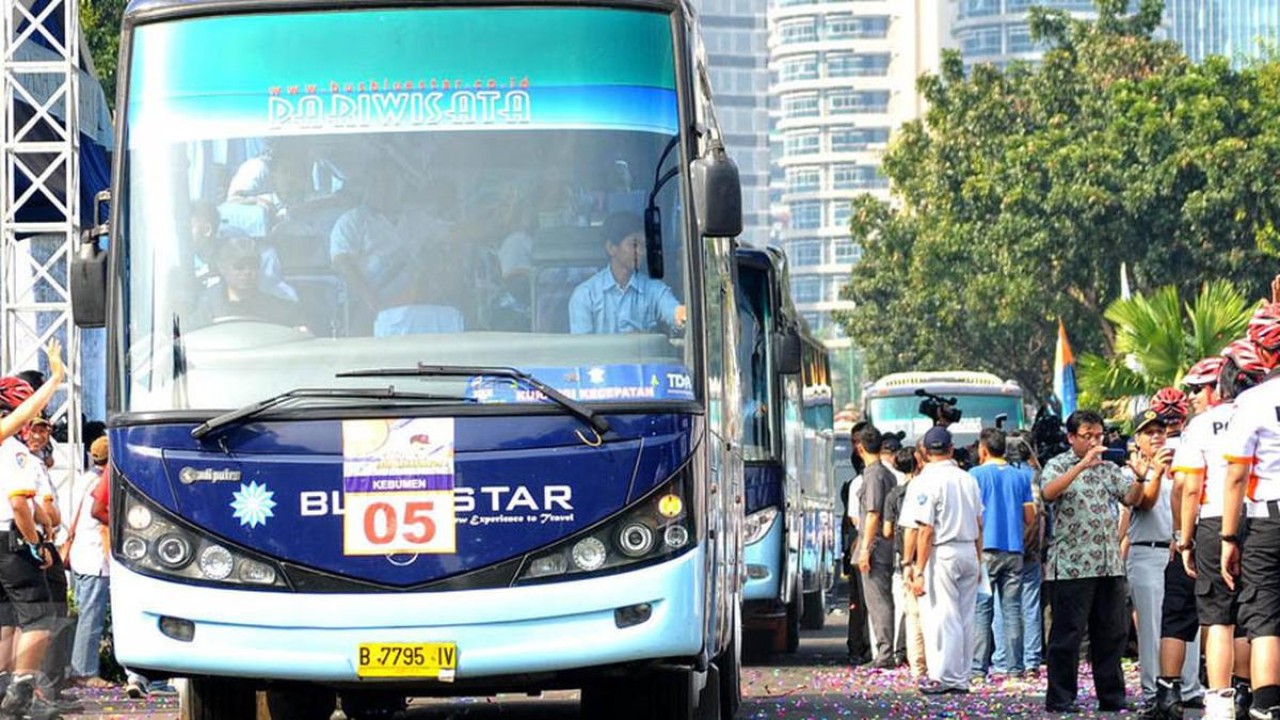 Masyarakat antusias mengikuti program mudik gratis/ist