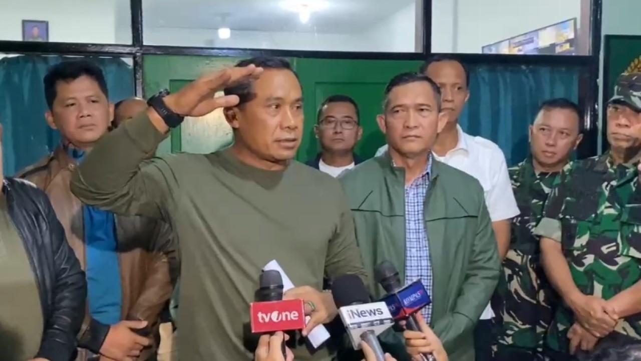 Panglima Kodam Jaya, Mayjen M Hasan menjelaskan kronologi terjadinya ledakan dan kebakaran di gudang peluru