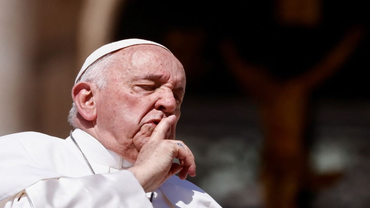 Paus Fransiskus meminta diakhiri konflik Palestina-Israel. (Foto: Reuters)