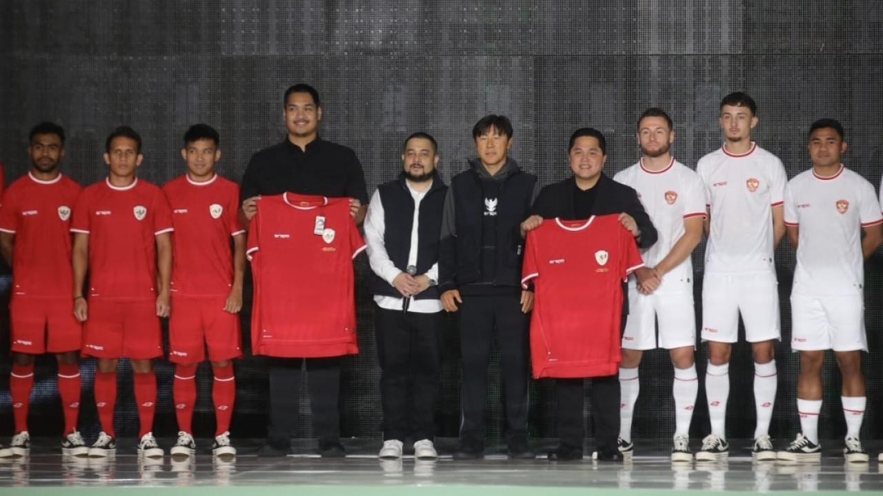 Peluncuran Jersey terbaru Timnas Indonesia