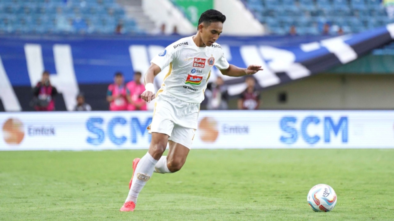 Pemain Persija Jakarta Rizky Ridho