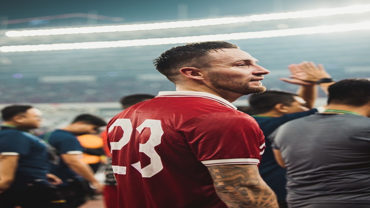Pemain Timnas Indonesia, Marc Klok - Instagram @marcklok.