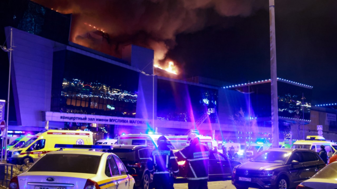 Penembakan massal di ibu kota Moskow, Rusia (moscow times)