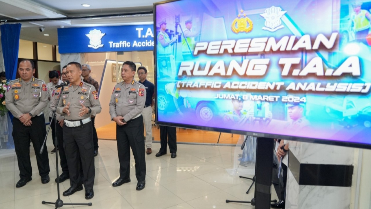 Peresmian ruang Traffic Accident Analysis