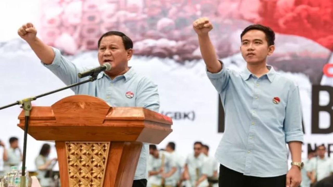 Pasangan capres dan cawapres nomor urut 2 Prabowo Subianto dan Gibran Rakabuming Raka. (Foto: Istimewa)