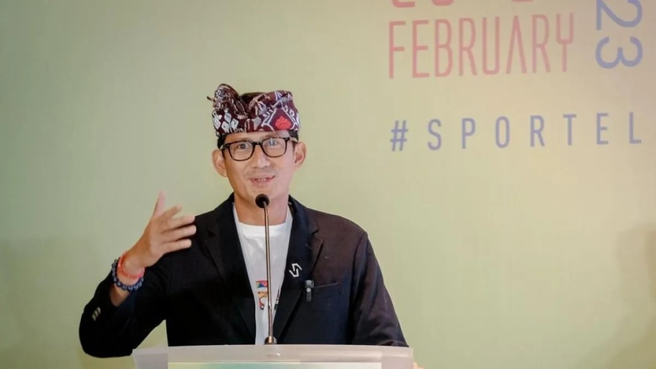 Menparekraf yang juga Ketua Bappilu PPP Sandiaga Uno. (Antara)