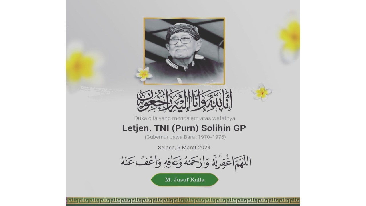 Solihin Gautama Purwanegara. (Foto: Instagram/@jusufkalla)