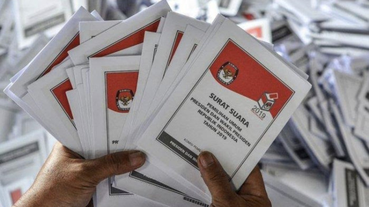 Surat suara Pemilu 2024