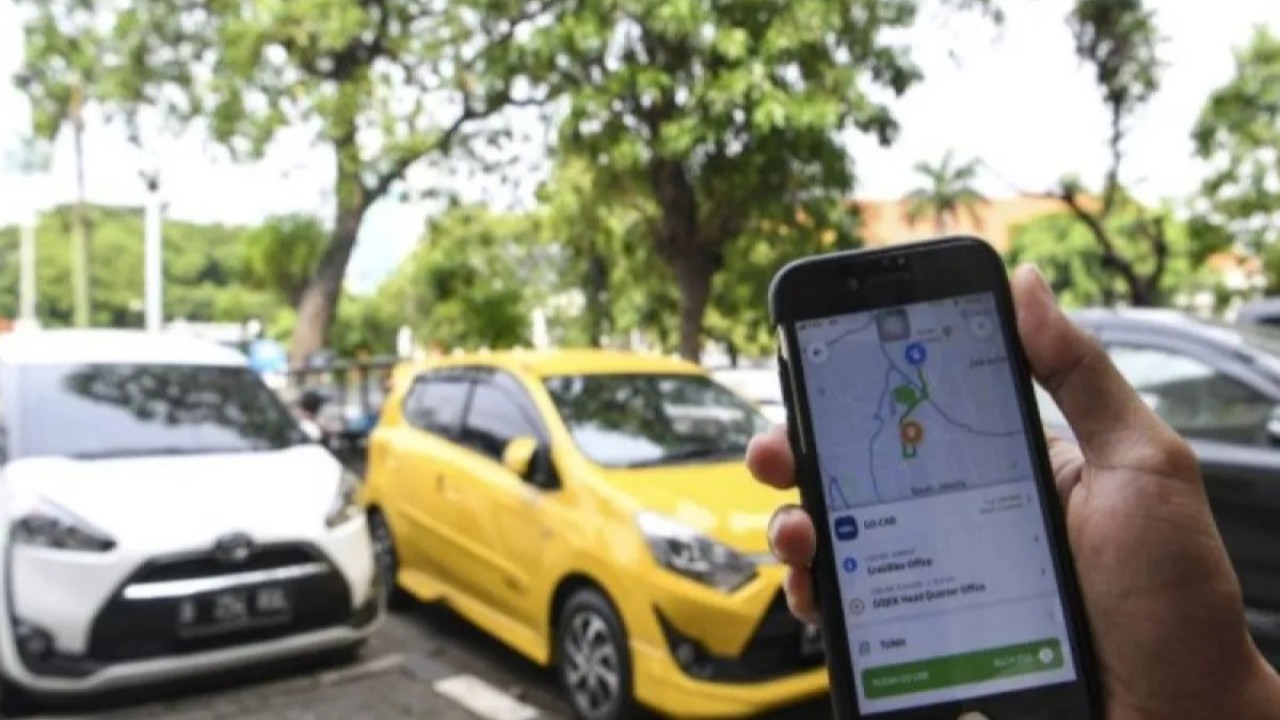 Ilustrasi taksi online. (Antara)
