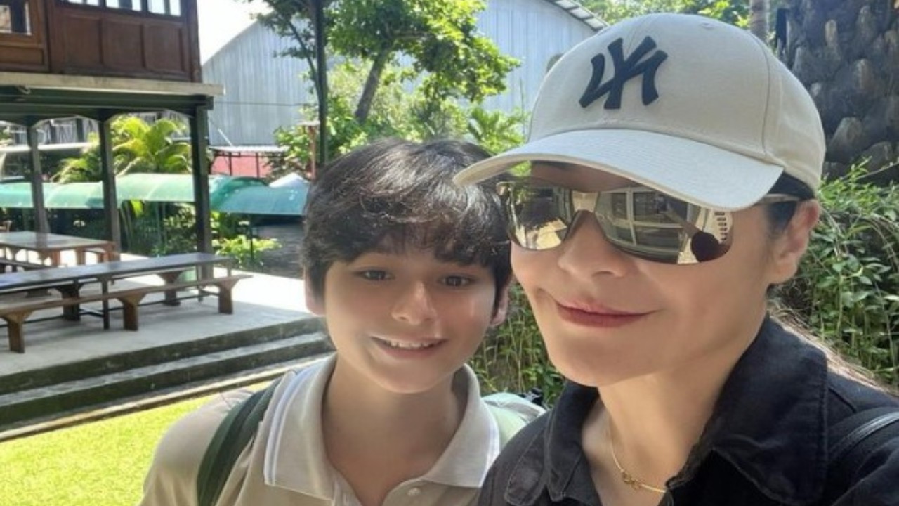 Tamara Bleszynski bersama putranya Kenzou. (Foto: Instagram/@tamarableszynskiofficial)