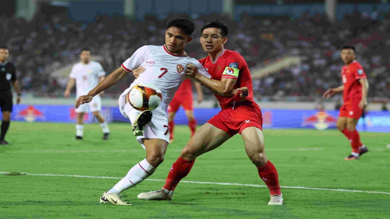 Timnas Indonesia menang 3-0 atas Vietnam pada pertandingan leg kedua Kualifikasi piala Dunia 2026 yang berlangsung di Stadion My Dinh, Hanoi, Selasa 26 Maret 2024. (dok PSSI)