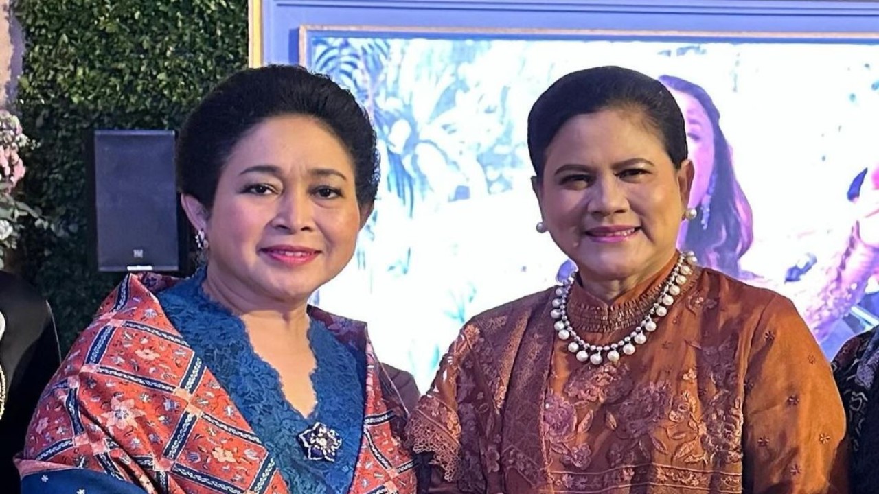 Titiek Soeharto bersama Ibu Negara, Iriana Jokowi. (Foto: Instagram/@titieksoeharto)