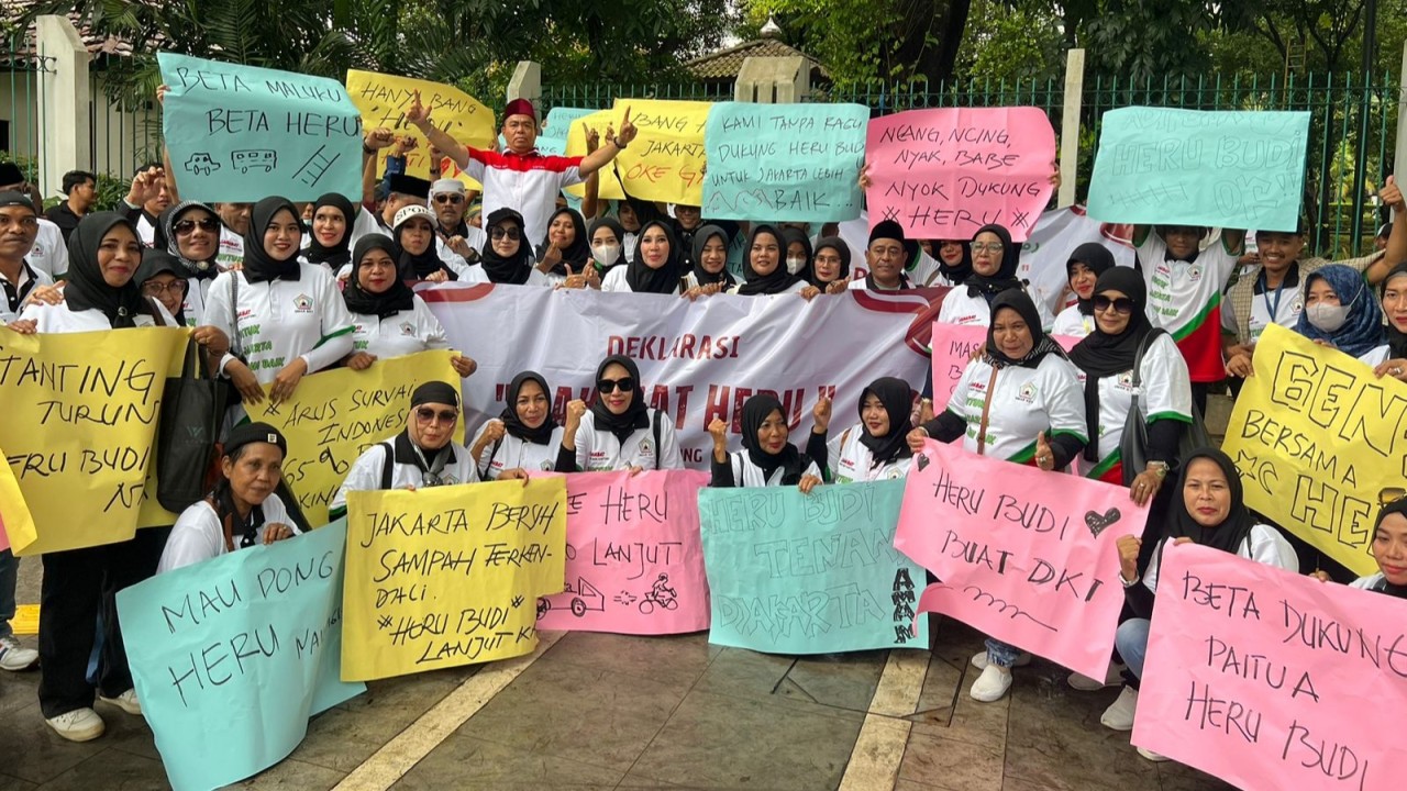 Umar Kei di sela deklarasi Sahabat Heru.