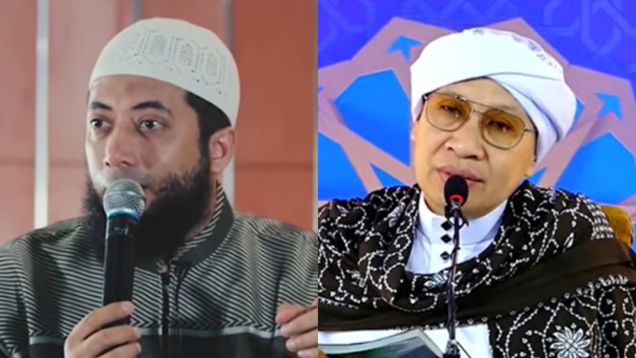 Ustaz Khalid Basalamah dan Buya Yahya (Koalase YouTube)