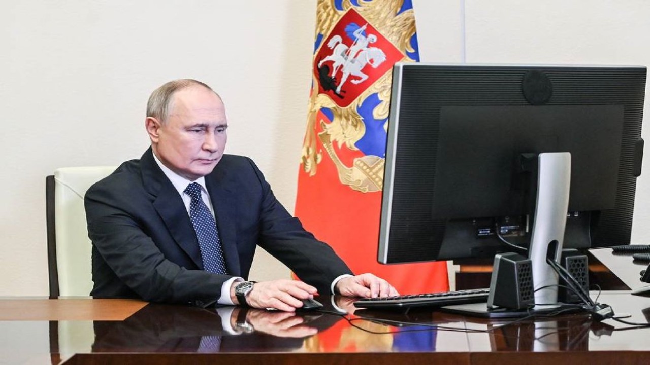 Presiden petahana Vladimir Putin. (Foto: Pavel Byrkin/Kantor Pers dan Informasi Kepresidenan Rusia/TASS)