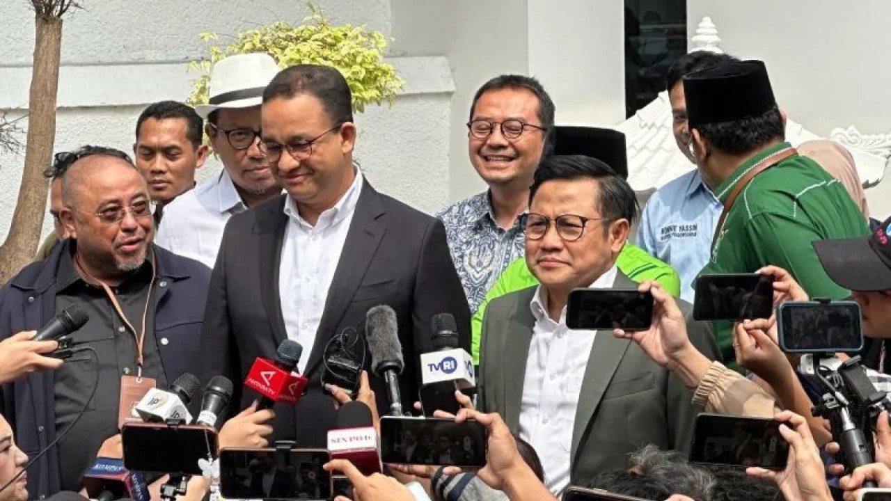 Anies-Cak Imin di KPU RI. (Antara)
