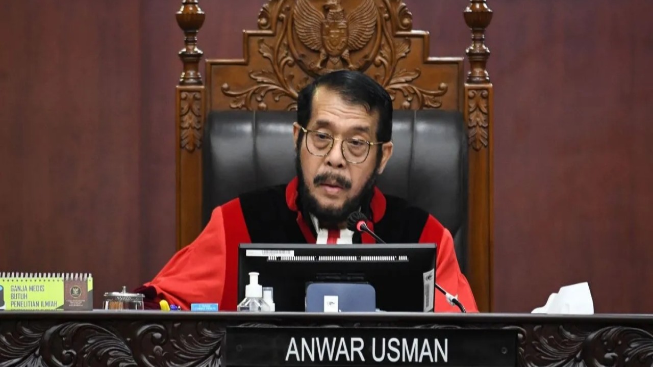 Hakim MK Anwar Usman. (Antara)