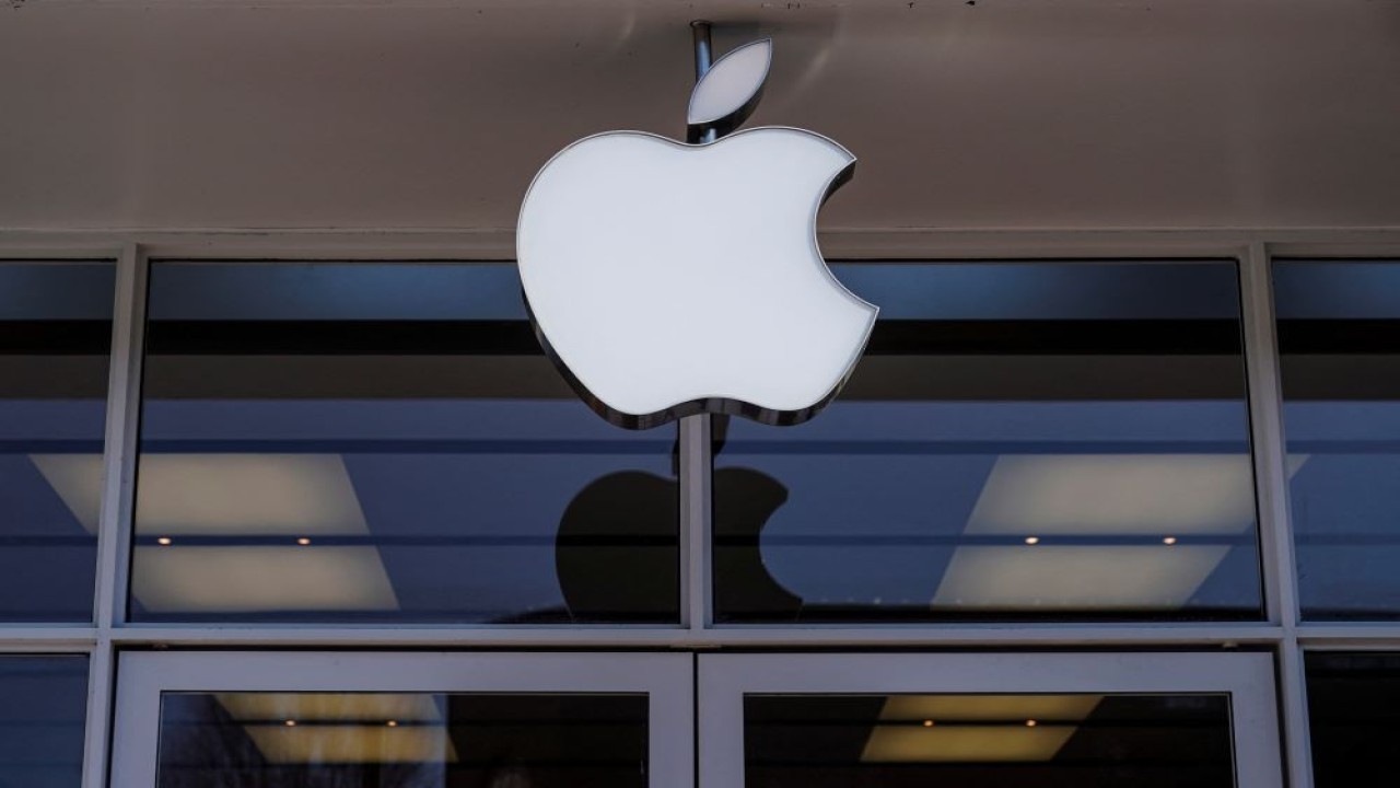Ilustrasi. Logo Apple. (Reuters)