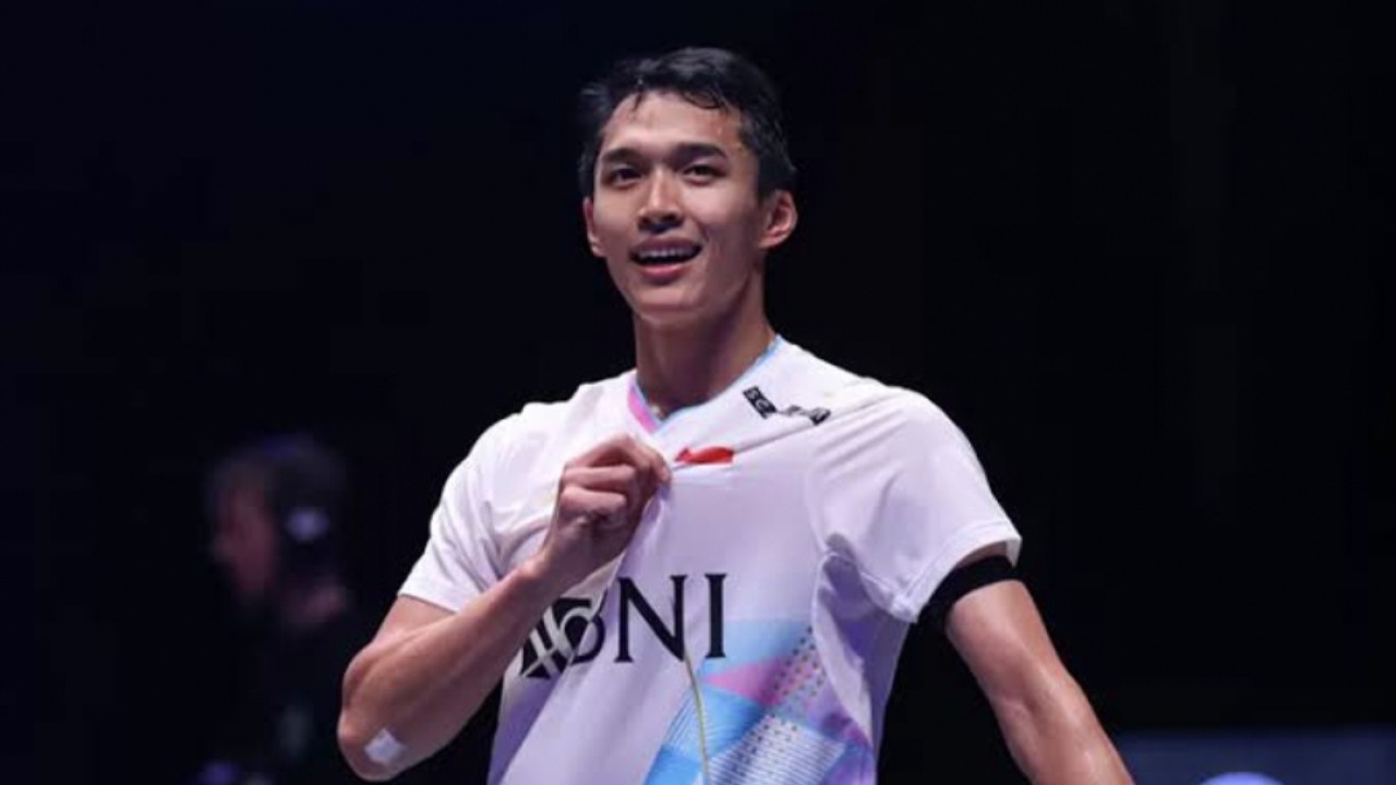 Atlet bulutangkis Indonesia, Jonatan Christie tampil di BAC 2024