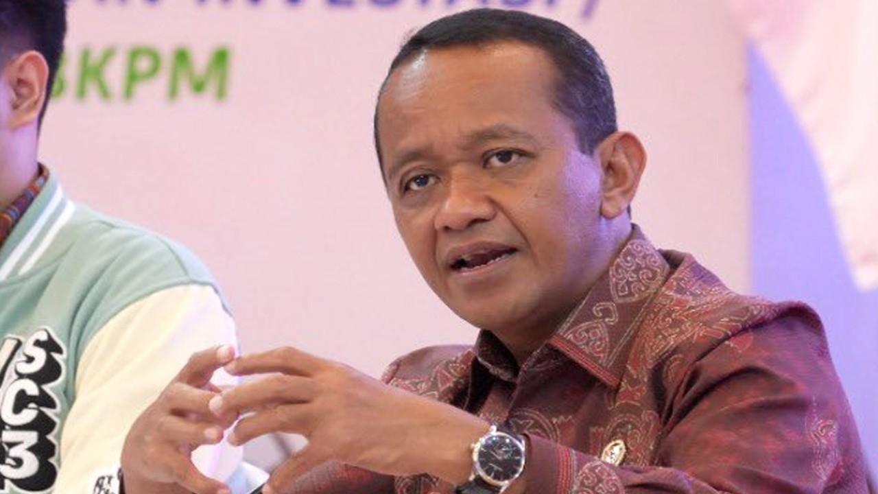 Menteri Investasi/Kepala BKPM Bahlil Lahadalia/ist