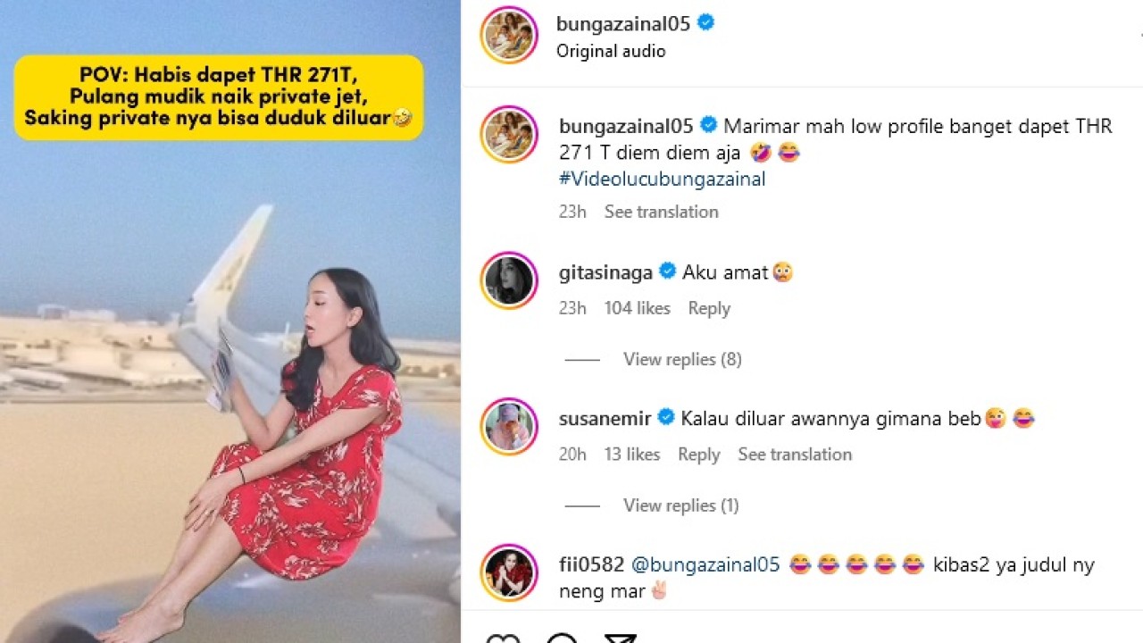 Bunga Zainal (instagram)