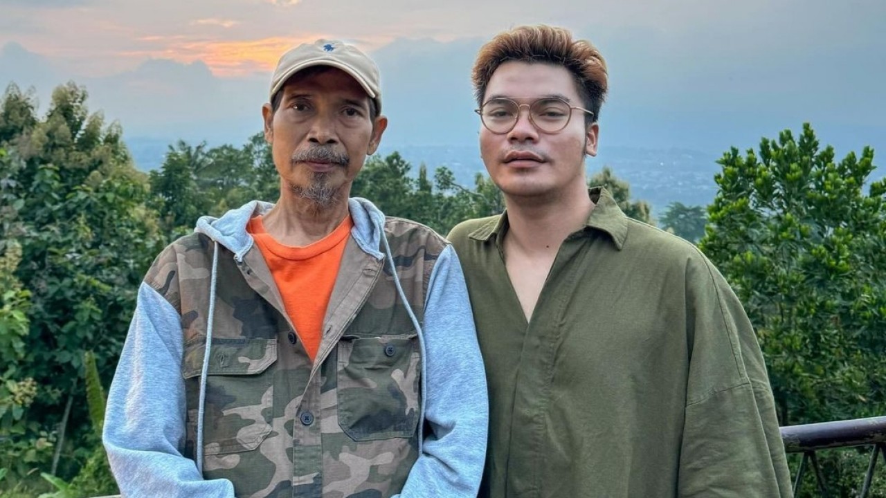 Fahmi Aditian bersama sang ayah/Instagram