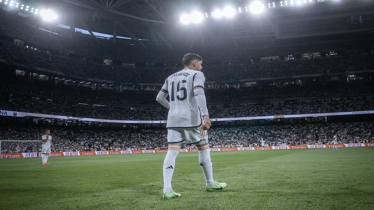 Gelandang Real Madrid, Fede Valverde.(Instagram)