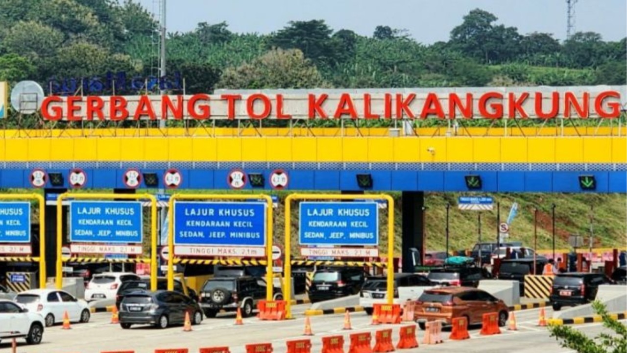 Gerbang Tol Kalikangkung Semarang. (Antara)