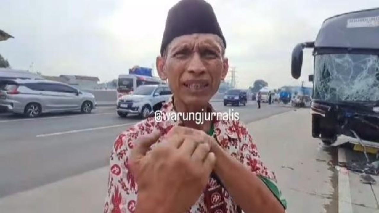 Heri, sopir bus Primajasa. (Instagram)