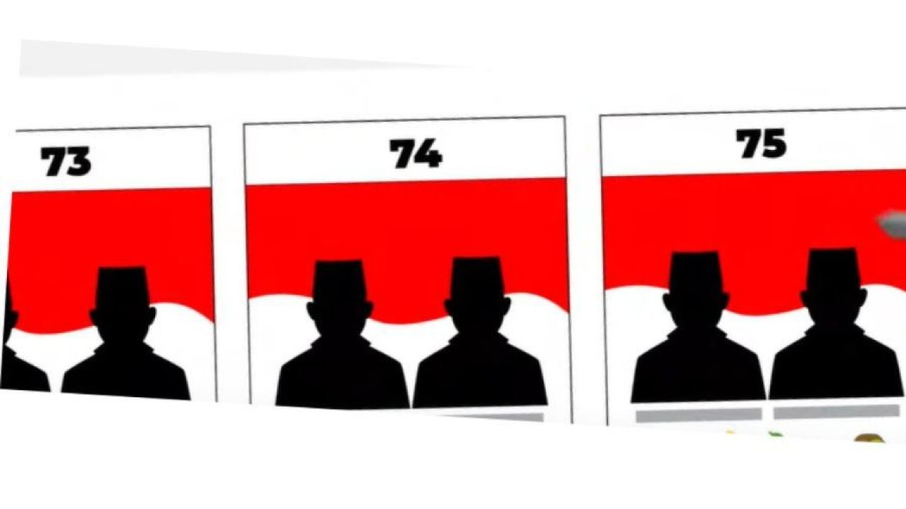 Ilustrasi surat suara (Foto: YouTube @KPU Provinsi DKI Jakarta)