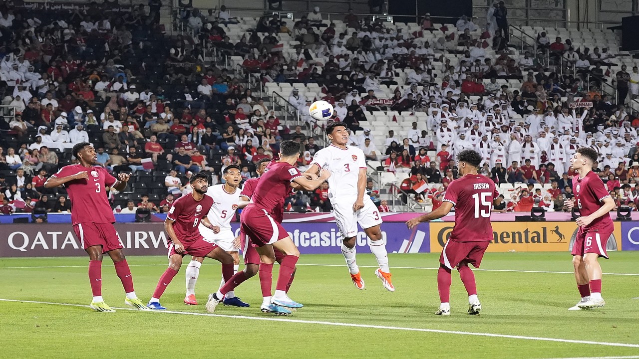Timnas Indonesia U-23 kalah 0-2 dari Qatar pada Piala Asia U-16 2024 (dok PSSI)