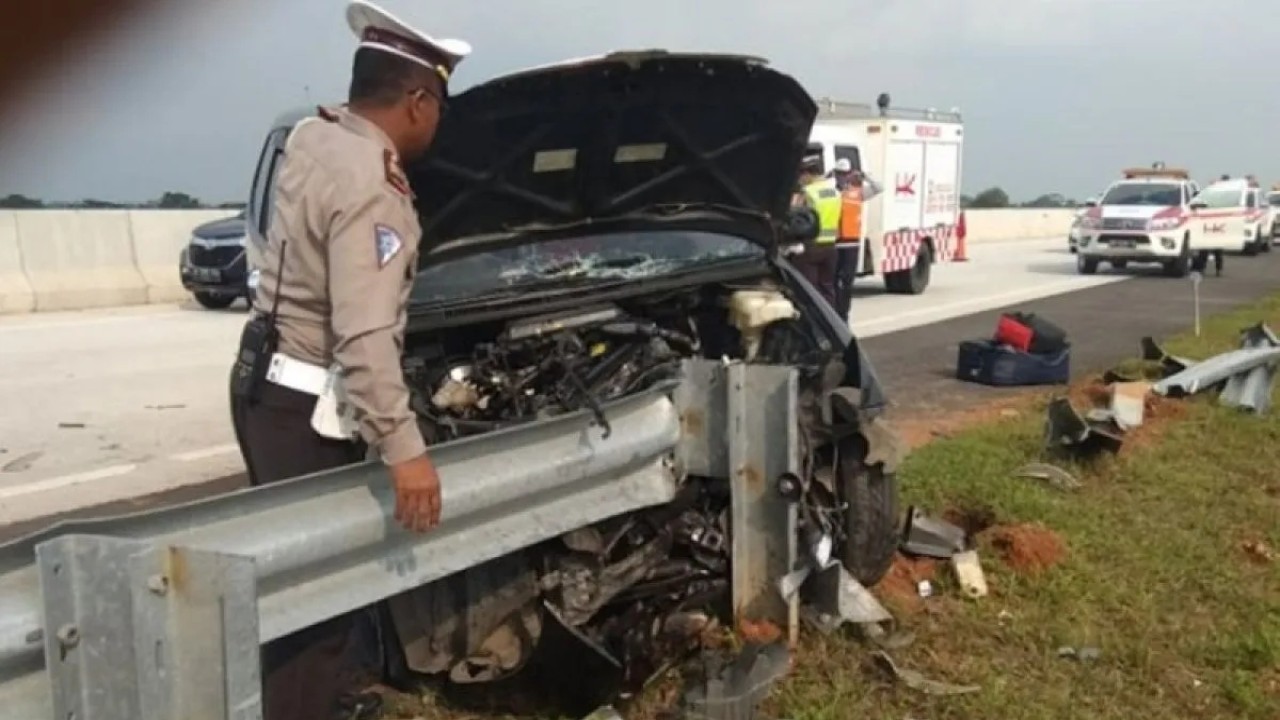 Kecelakaan pemudik. (Antara)